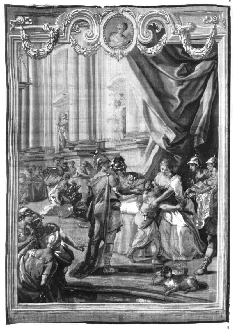 Didone accoglie Ascanio, Acate e altri esuli troiani che recano doni - Museo di Palazzo Reale, Torino